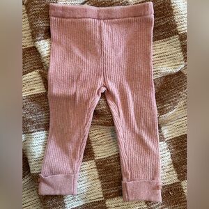 Zara Knit Pink Leggings